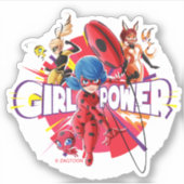 Miraculous Girl Power Aufkleber (Vorderseite)