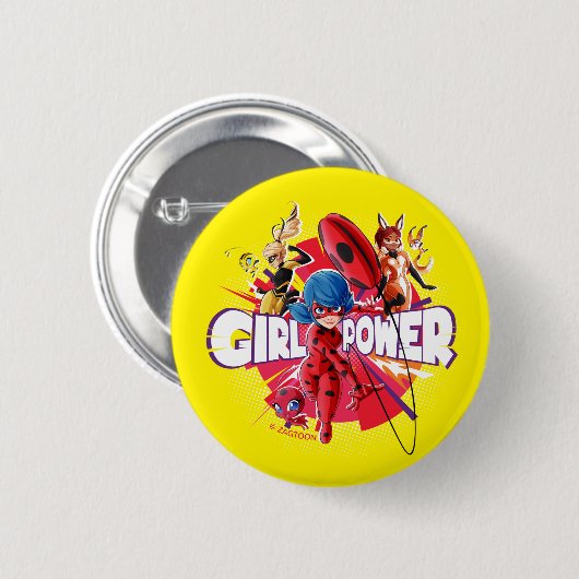 Miraculous Girl Power Button (Vorne & Hinten)