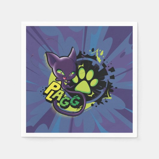 Miraculous Kwami Plagg Serviette (Vorderseite)