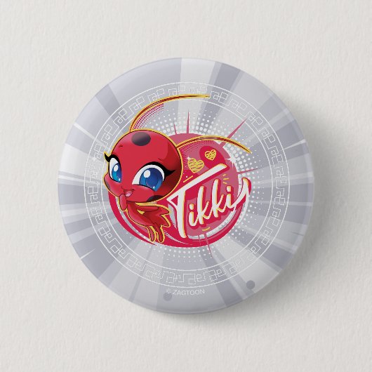 Miraculous Kwami Tikki Button (Vorderseite)