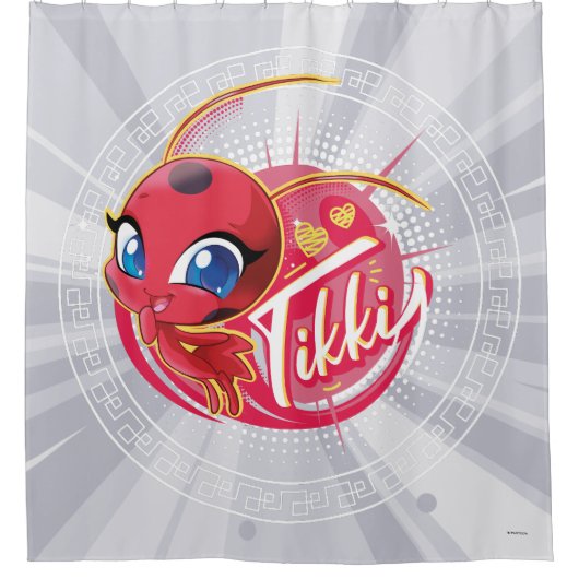 Miraculous Kwami Tikki Duschvorhang (Vorderseite)