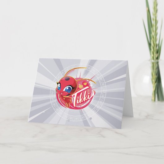 Miraculous Kwami Tikki Karte (Vorderseite)