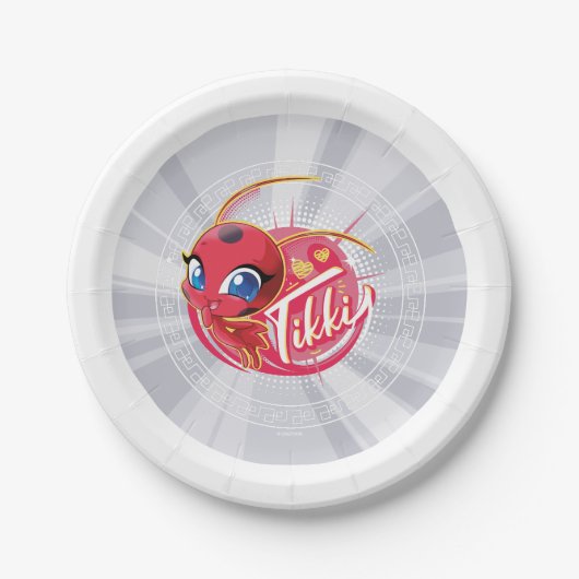 Miraculous Kwami Tikki Pappteller (Vorderseite)