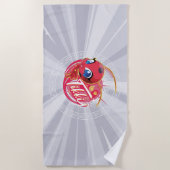 Miraculous Kwami Tikki Strandtuch (Vorderseite)