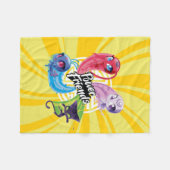 Miraculous Kwamis Power Friends Fleecedecke (Vorderseite (Horizontal))