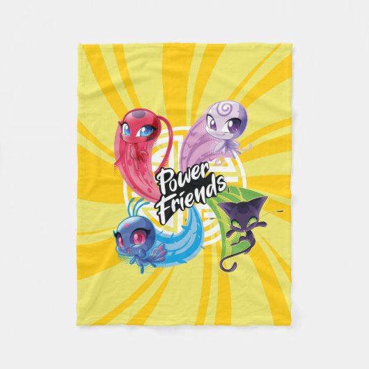 Miraculous Kwamis Power Friends Fleecedecke (Vorderseite)