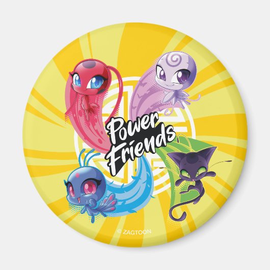 Miraculous Kwamis Power Friends Magnet (Vorne)