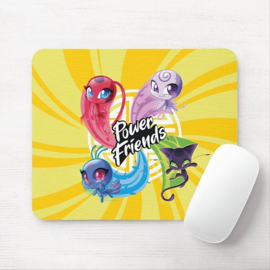 Miraculous Kwamis Power Friends Mousepad (Mit Mouse)