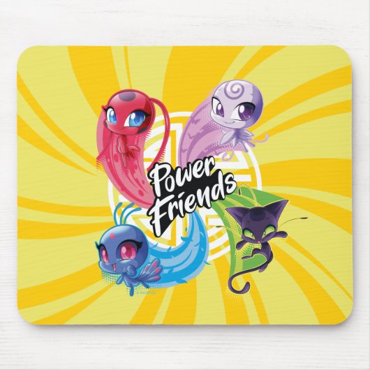 Miraculous Kwamis Power Friends Mousepad (Vorne)