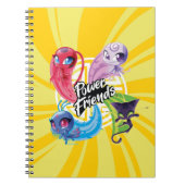 Miraculous Kwamis Power Friends Notizblock (Vorderseite)