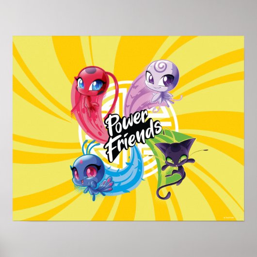 Miraculous Kwamis Power Friends Poster (Vorne)