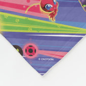 Miraculous Kwamis Tikki & Plagg Muster Fleecedecke (Ecke)