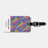 Miraculous Kwamis Tikki & Plagg Muster Gepäckanhänger (Vorderseite horizontal)