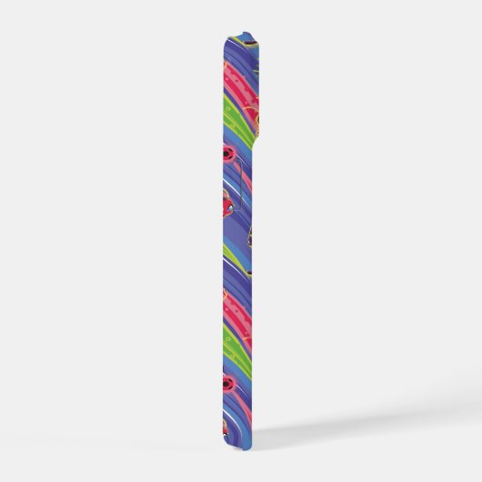 Miraculous Kwamis Tikki & Plagg Muster iPhone 15 Hülle (Rechte Seite)