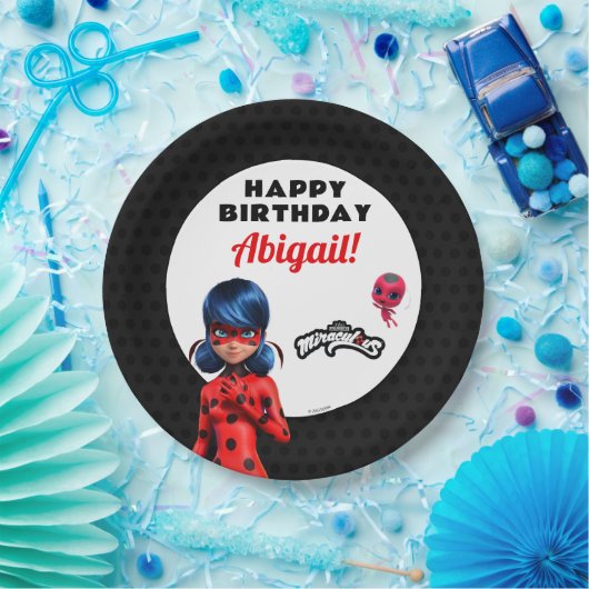 Miraculous Ladybug Birthday Pappteller (Party)