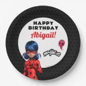 Miraculous Ladybug Birthday Pappteller (Vorderseite)