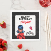 Miraculous Ladybug Birthday Serviette (Beispiel)