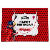Miraculous Ladybug & Cat Noir Birthday Große Geschenktüte (Vorderseite)