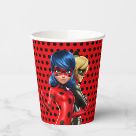 Miraculous Ladybug & Cat Noir Birthday Pappbecher