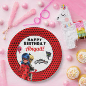 Miraculous Ladybug & Cat Noir Birthday Pappteller (Party)