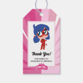 Miraculous Ladybug Chibi Geburtstag Geschenkanhänger (Vorderseite)