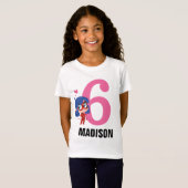 Miraculous Ladybug Chibi Geburtstag T-Shirt (Vorne ganz)