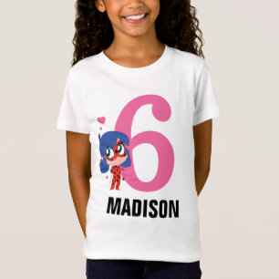 Miraculous Ladybug Chibi Geburtstag T-Shirt