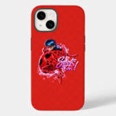 Miraculous Ladybug | Grafische Punkte Case-Mate iPhone Hülle (Rückseite)