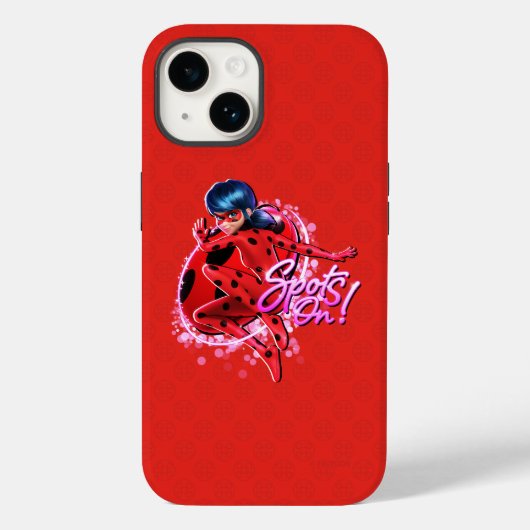 Miraculous Ladybug | Grafische Punkte Case-Mate iPhone Hülle (Rückseite)