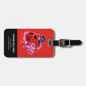 Miraculous Ladybug | Grafische Punkte Gepäckanhänger (Vorderseite horizontal)