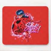 Miraculous Ladybug | Grafische Punkte Mousepad (Vorne)