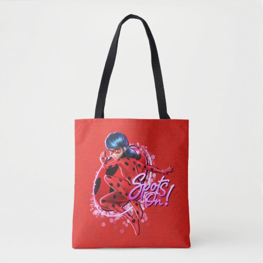 Miraculous Ladybug | Grafische Punkte Tasche (Vorderseite)