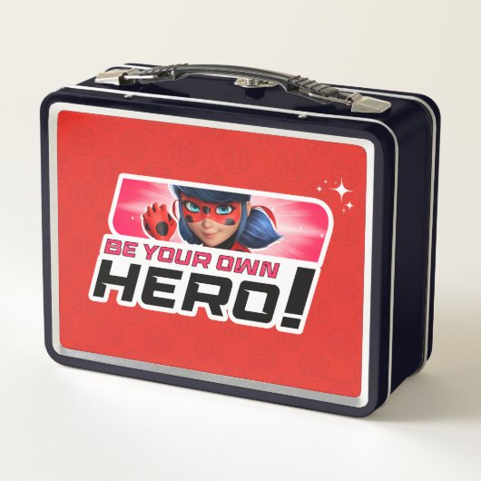 Miraculous Ladybug | Seid euer eigener Held Metall Brotdose (Rückseite)