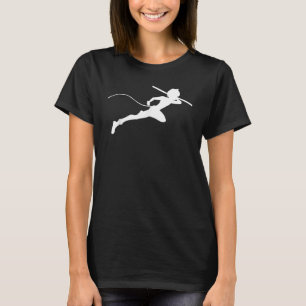 Miraculous Ladybug Silhouette Cat Noir Laufend (We T-Shirt