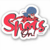 Miraculous Ladybug | Spots auf Aufkleber (Vorderseite)