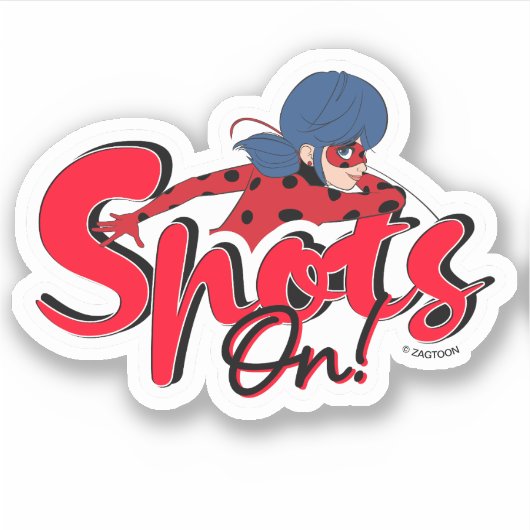 Miraculous Ladybug | Spots auf Aufkleber (Vorderseite)
