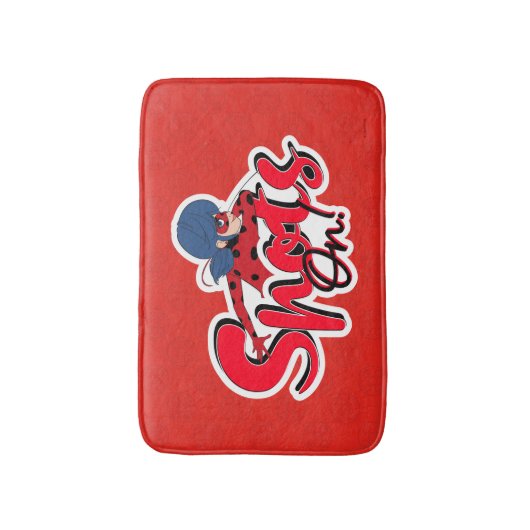 Miraculous Ladybug | Spots auf Badematte (Vorderseite Vertikal)