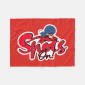 Miraculous Ladybug | Spots auf Fleecedecke (Vorderseite (Horizontal))
