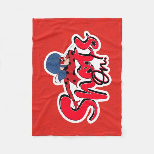 Miraculous Ladybug | Spots auf Fleecedecke (Vorderseite)