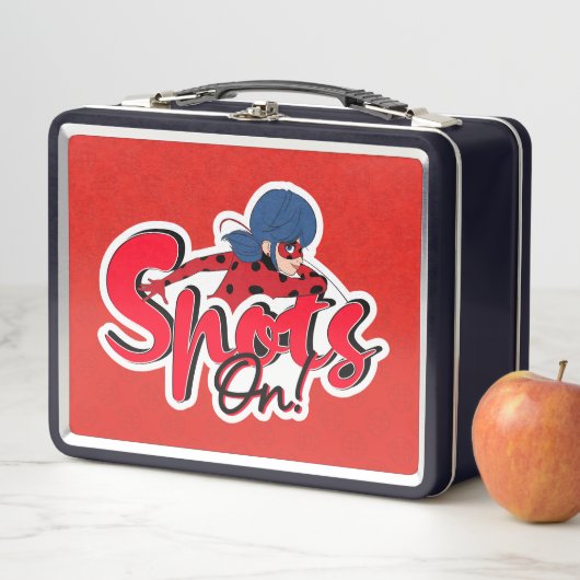 Miraculous Ladybug | Spots auf Metall Brotdose (Beispiel)