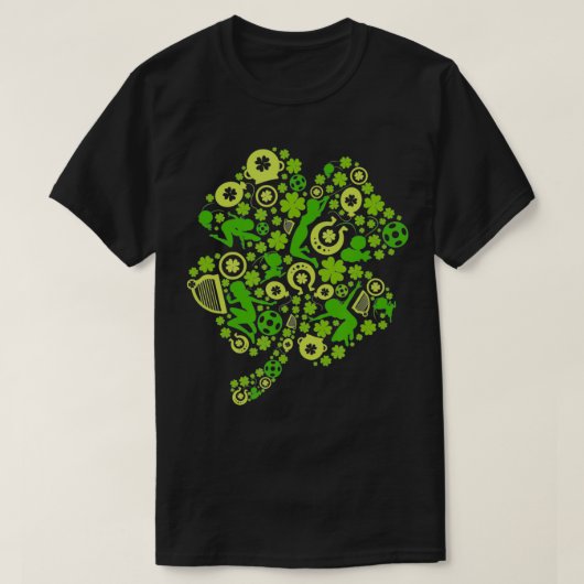 Miraculous Ladybug St. Patrick's Day Kleeblatt mit T-Shirt (Design vorne)