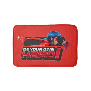 Miraculous Ladybug & Tikki Sei dein eigener Held Badematte