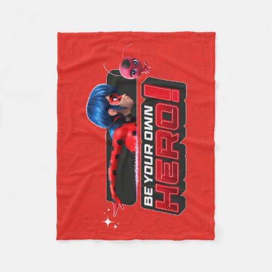 Miraculous Ladybug & Tikki | Sei dein eigener Held Fleecedecke (Vorderseite)