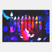 Miraculous Menorah Geschenkpapier Set (Vorderseite)