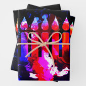 Miraculous Menorah Geschenkpapier Set (Beispiel)