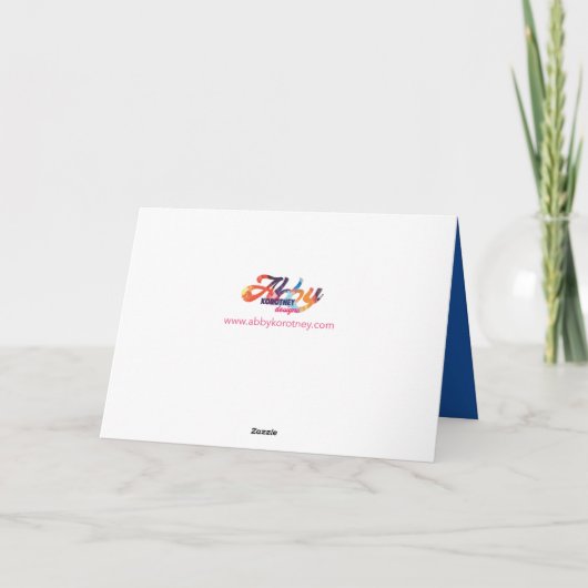 Miraculous Menorah Karte (Rückseite)