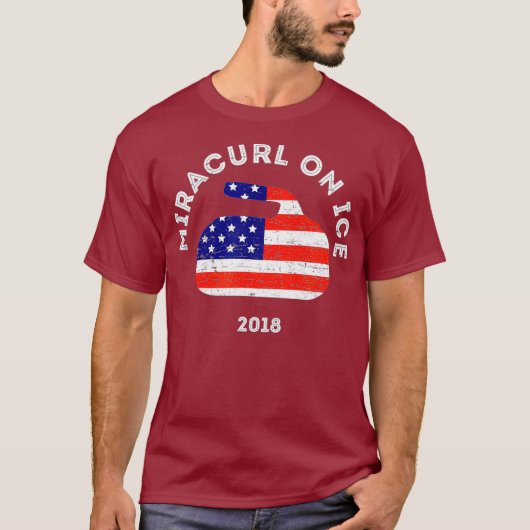 Miracurl auf Ice 2018 - Amerikanische Flagge - Sto T-Shirt (Vorderseite)