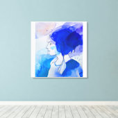 mirada de señorita valiente leinwanddruck (Insitu (Holzboden))