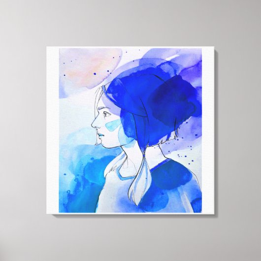 mirada de señorita valiente leinwanddruck (Vorderseite)