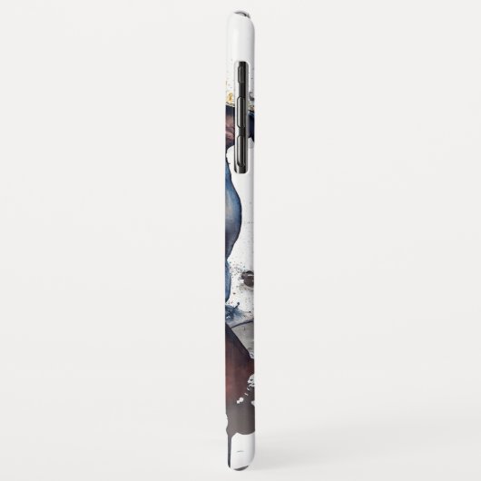 Mirada tierna + corazón fuerte: pitbull Case-Mate iPhone hülle (Hinten/Links)